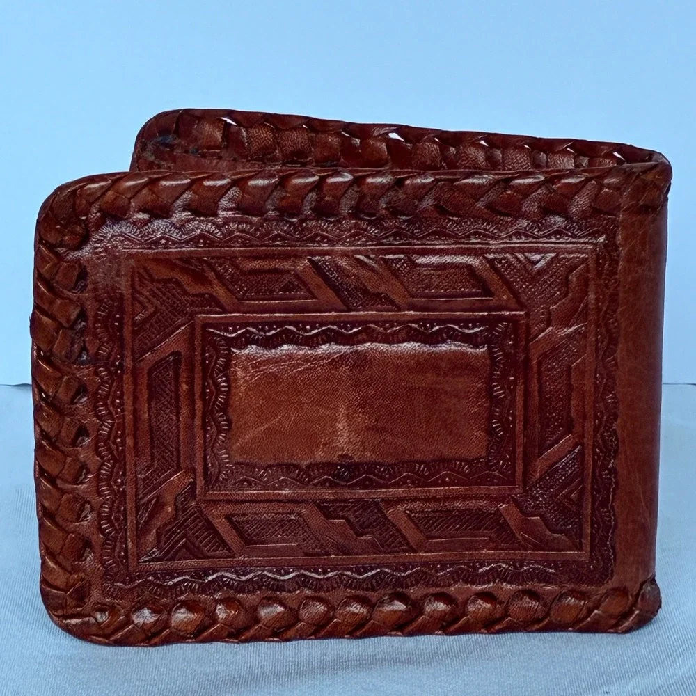 Vintage handcrafted leather